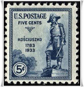 SC#734 5¢ Kosciuszko Issue (1933) MNH