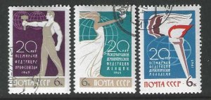 Russia 3091-3093 Complete Used SC:$.50