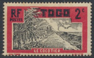 Togo    SC# 217  MH  Coconut Grove  see details/scans 