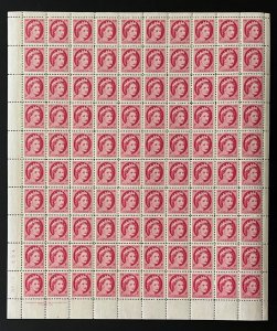 Canada 339p Sheet LL No. 1 VF MNH