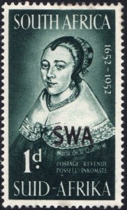 South West Africa SC#167 Maria de la Quellerie (1952) MNH