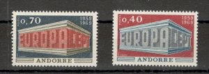 ANDORRA - SET EUROPA CEPT - 1969.