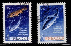 Russia Scott 2632-2633 Used CTO Fish Preservation set