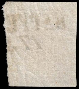 Austria - Scott 3 - Used - Rough Narrow Margin