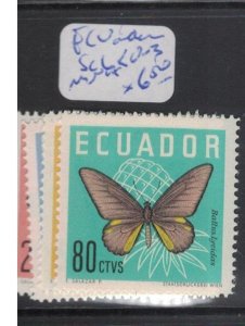 Ecuador Butterfly SC 680-3 MNH (4gzq)