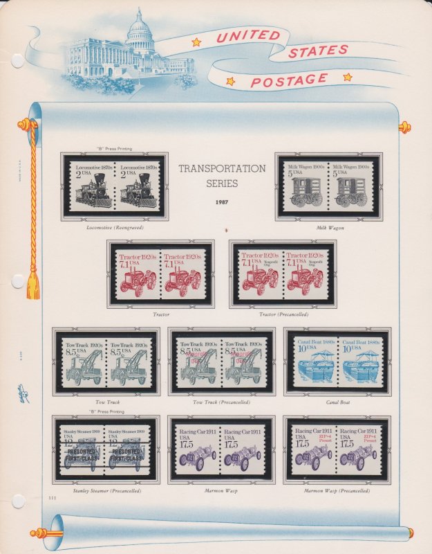 United States of America Postal Stamps