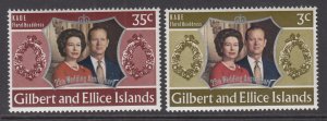 Gilbert and Ellice 206-207 MNH VF