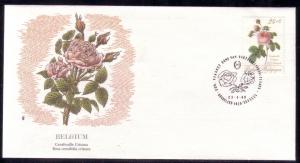 Belgium FDC SC# B1081 Rosa Centerfolis Cristata L103