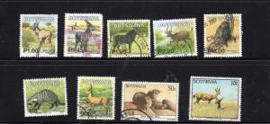 Botswana Native Animals used