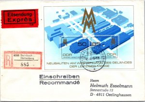 Germany 1989 Steinbach R885 Eilsendung Expres to Oerlinghausen - A714