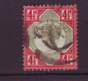 J19734 Jlstamps 1887-92 great britain used #117 queen
