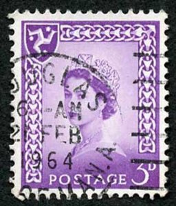 IOM SG2a 3d Deep Lilac on Chalky Paper Fine used cat from 6.50 pounds