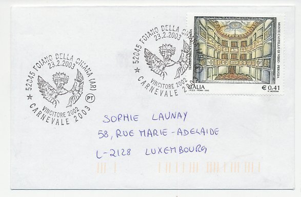 Cover / Postmark Italy 2002 Carnival