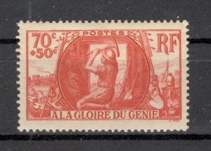 FRANCE -MH STAMP - MEMORY OF FRENCH PILOTS IN WWI - 1939.