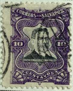 AlexStamps EL SALVADOR #384 VF Used 