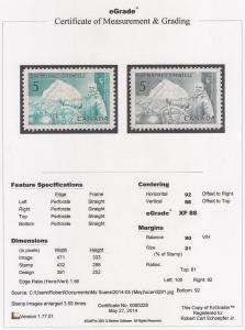 Canada #438 5 cent Wilfred mint OG NH EGRADED XF 88 XXF