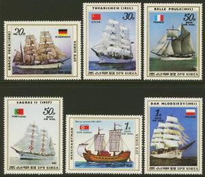 Korea (North) Sc# 2628-33 MNH Sailing Ships