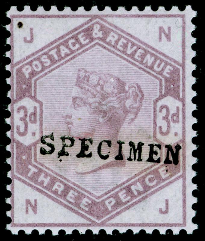 SG191s, 3d lilac, NH MINT. Cat £85+ 'SPECIMEN' NJ