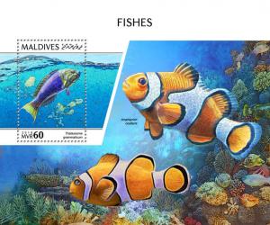 Z08 MLD181007b MALDIVES 2018 Fishes MNH ** Postfrisch