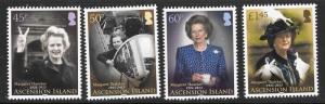 ASCENSION SG1172/5 2013 MARGARET THATCHER MNH