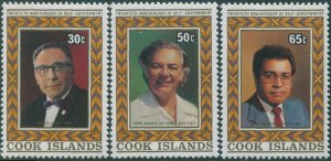 Cook Islands 1985 SG1040-1042 Self-Government set MNH