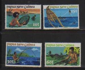 Papua N. G. MNH sc# 545-8 Fish 08CV $1.85