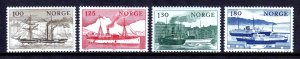 Norway - Scott #698-701 - MNH - SCV $5.10