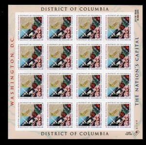 ALLY'S STAMPS US Scott #3813 37c District of Columbia - Sheet [16] MNH [FP-28]