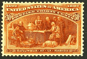 U.S. #239 MINT OG LH