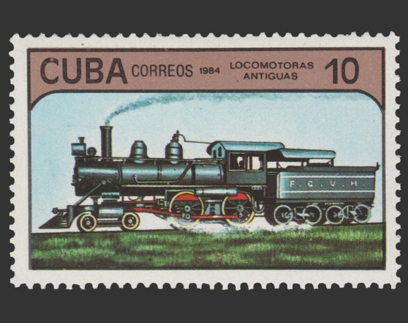 LATIN AMERICA 1984. SCOTT # 2711. UNUSED TOPIC: TRAIN