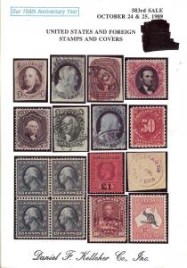 United States and Foreign Stamps and Covers, Kelleher 583