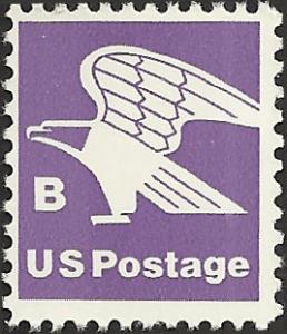 # 1818 MINT NEVER HINGED B STAMP EAGLE