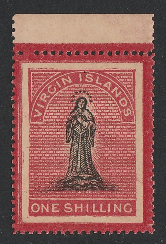 BRITISH VIRGIN ISLANDS 1867 St Ursula 1/- b