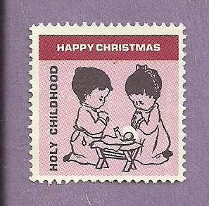 Happy Christmas Holy Childhood Stamp