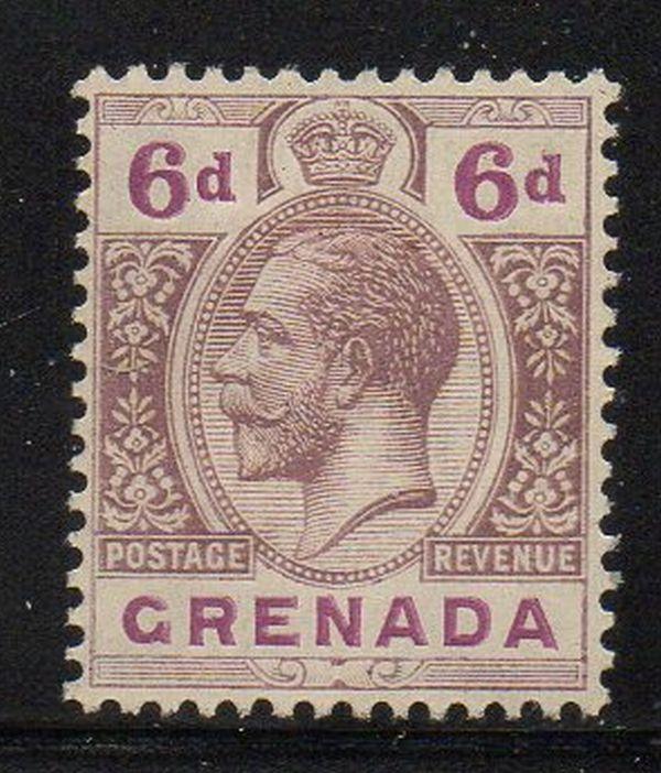 Grenada Sc 103 1921 6d George V stamp mint