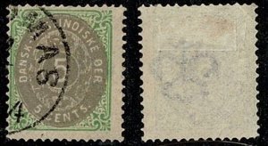 Danish West Indies #8 used 5c oval