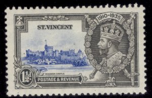 ST. VINCENT GV SG143, 1½d ultramarine & grey, M MINT.