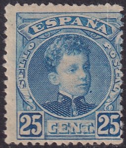 Spain 1901 Sc 279 MLH* toning