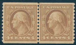 US Scott #495LP Mint, VF/XF, Hinged