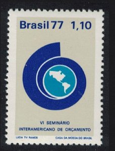 Brazil 6th InterAmerican Budget Seminar 1977 MNH SG#1650