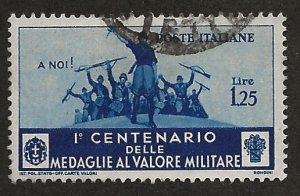 ITALY SC# 338  VF/U