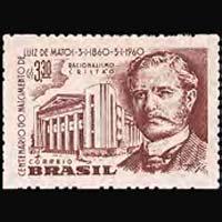 BRAZIL 1959 - Scott# 904 Luiz de Matos Set of 1 NH