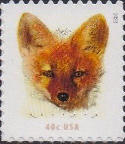 U.S.#5742 Red Fox 40c (2023) Single, MNH.