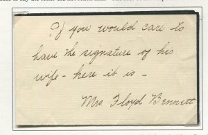 2 PAGE EXHIBIT WITH PILOT FLOYD BENNETT & BERNT BALCHEN SIGNED COVER & MORE