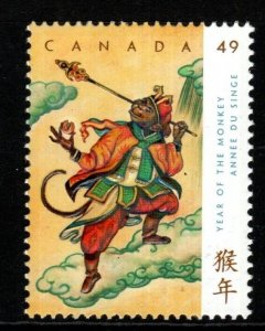 CANADA SG2247 2004 CHINESE NEW YEAR YEAR OF THE MONKEY MNH