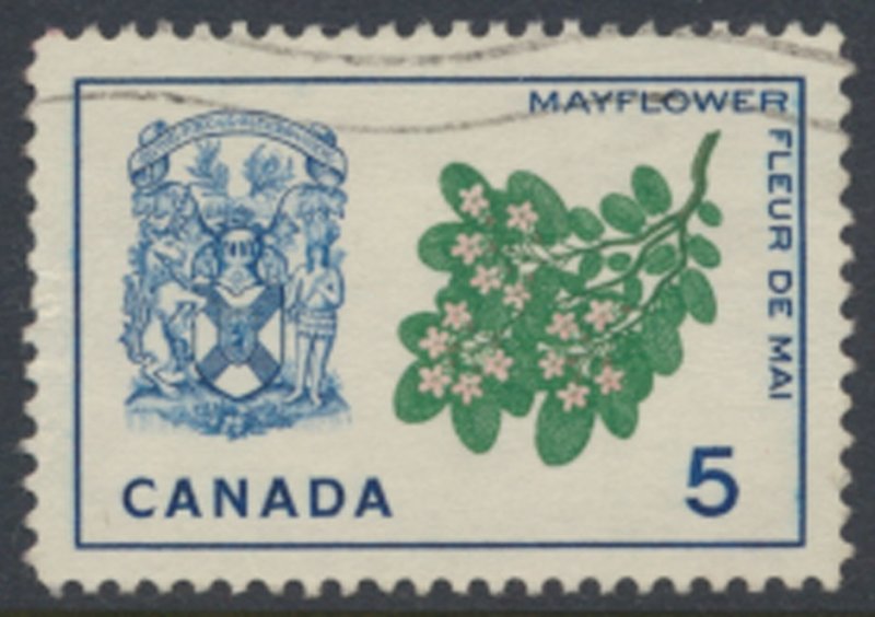  Canada  Sc# 420  Used Mayflower 1965 see details  / scans