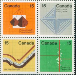 CANADA Scott 585a Earth Sciences Block MNH**