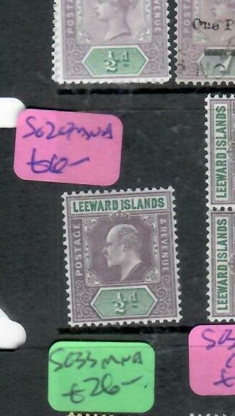 LEEWARD ISLANDS (P2308BB) KE  1/2D  SG 20   MNH