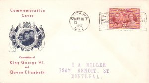 Canada Scott 237 Rubberstamp Address.