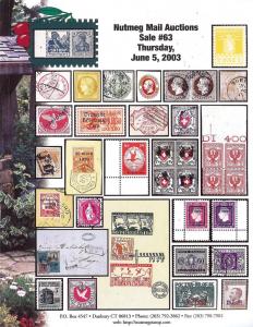 Nutmeg Stamp Sales - Europe & Former Colonies and Offices...